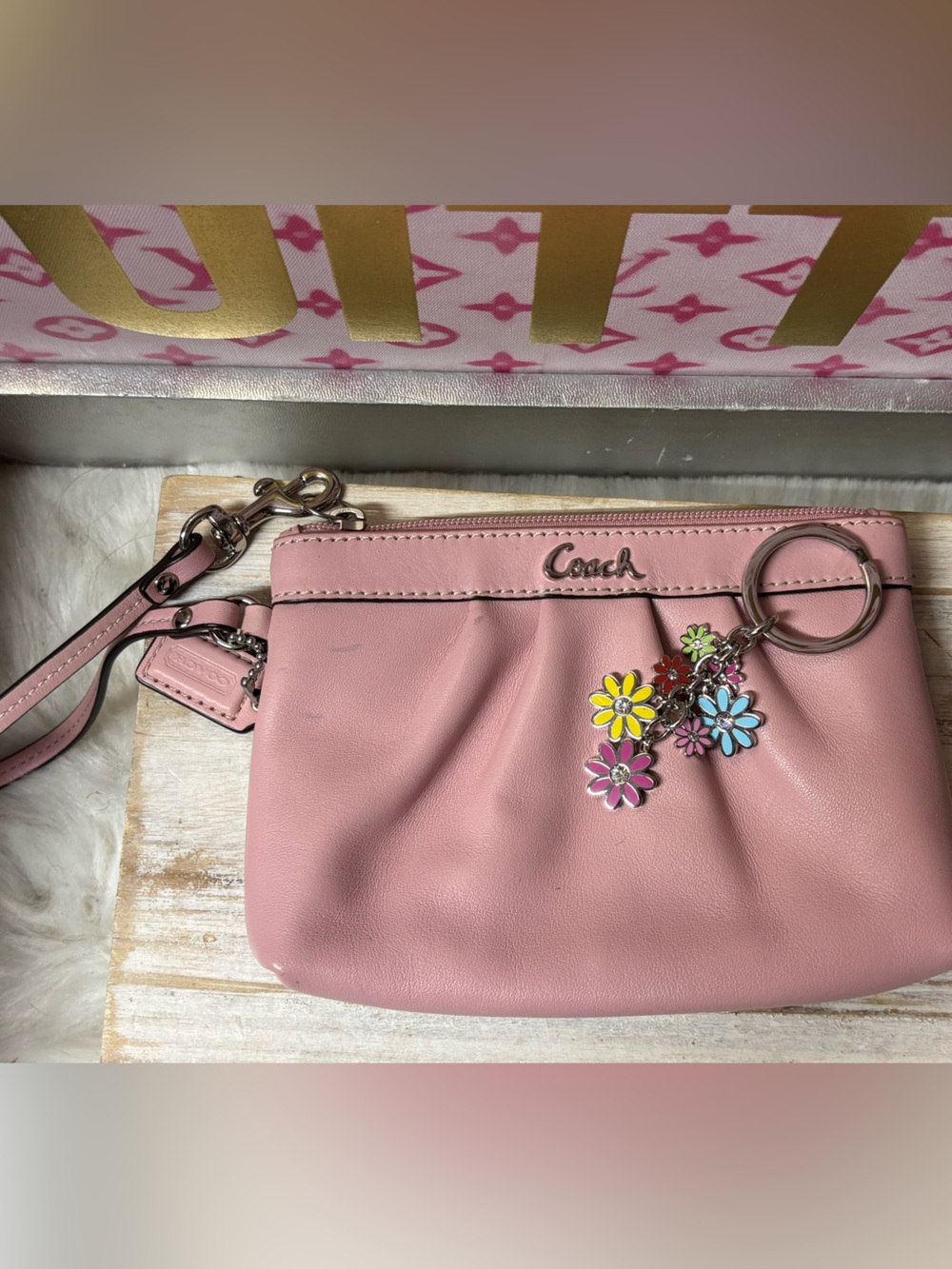 Coach wristlet and charm bundle - Picture 2 of 10